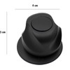 Manerales para Regadera Negro Mate Alfa X1-Q3NEG Juego de 2