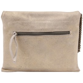 Clairefontaine Plume 400050C Folder (Lambskin Suede with Mother of Pearl Effect) 20 x 14 cm Gold