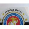U.S. MARINE CORPS VETERAN, PROUDLY SERVED, DEPT OF THE NAVY,