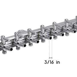 bnafes Aquarium Air Valve 6 Way Inline Manifold Air Flow Pump Tubing Splitter Lever Control Valve