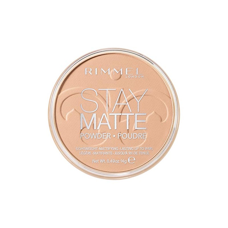 Rimmel London Stay Matte Pressed Powder 005 Silky Beige, 100
