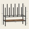 YATINEY Free Standing Shoe Rack, Tall Boots Rack Organizer, Boot