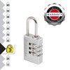 Master Lock 7620EURDCC Combination Padlock in Aluminium, Grey, 2 x