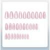 Clear Aurora Press on Nails Medium Almond Fake Nails with