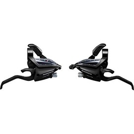 Shimano Altus ST-EF500 EZ fire plus STI set, 2-finger lever, 2 x 8-speed, black