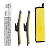 (Pack of 2) Rear Wiper Blade Set Replacement for Hyundai