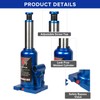 Donext 8 Ton/17637 LBS Hydraulic Bottle Jack, Blue Car Jack,