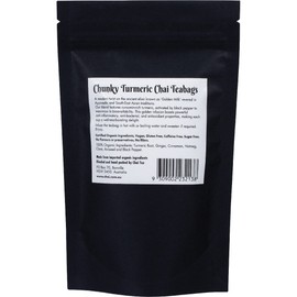 Chai Tea Organic Chunky Turmeric Chai Tea Bags 20pk