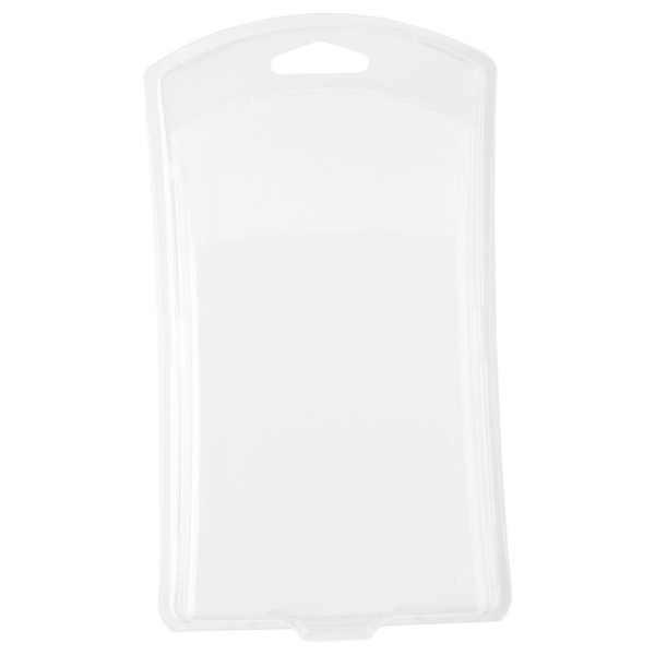 Collecting Warehouse Clear Plastic Clamshell Package/Storage Container, Curved Front, 7" H x 4.07" - 4.38" W x 1.63" D, Pack of 25