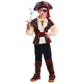 Boys Rustic Pirate Costume for Child (10-12Y)