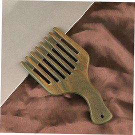 Mikinona Oil Comb Static Wide Tooth Hair Pick Comb for Salon Styling Durable Sandalwood Design Comfortable Grip for Home Salon Use