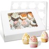 Sivaopa 6 Set Cupcake Boxes Hold 12 Standard Cupcakes, Food