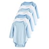 NEXT Long Sleeve Rompers 7 Pack Blue 0 Months