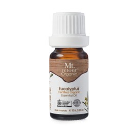 Mt. retour ACO Certified Organic Eucalyptus 10ml Essential Oil (Organic Grown without Pesticides) Aroma