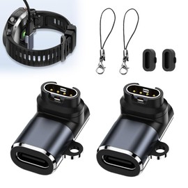 UrbanPulse Garmin Watch Charger Adapter L Shape USB Type C Converter Adapter Smart Watch Converter Adapter for Garmin fenix 5 5X 5S/6 6X 6S/7 7X 7S, Venu2/2plus, Forerunner 255 255S 255MUSIC/245