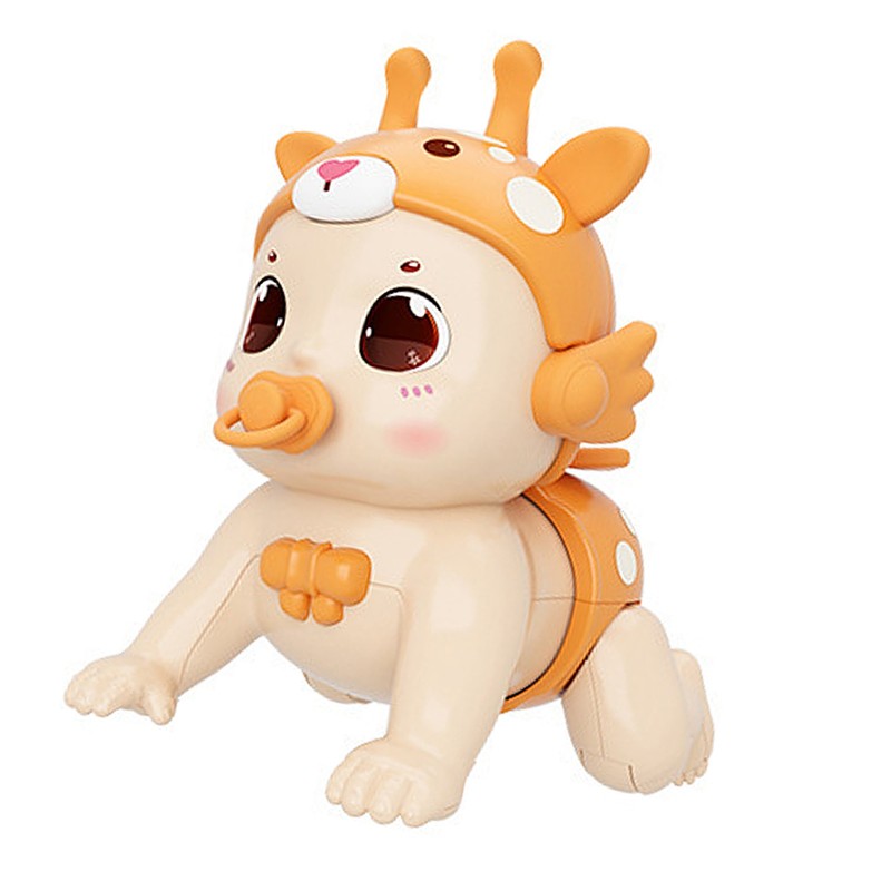 Kids Crawling Animal Toy Singing Record Interactive Electric Cartoon Animal