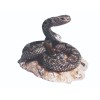 Arizona Diamond Rattlesnake Sculpture 4 Inch  inches Tall Looks Very Real