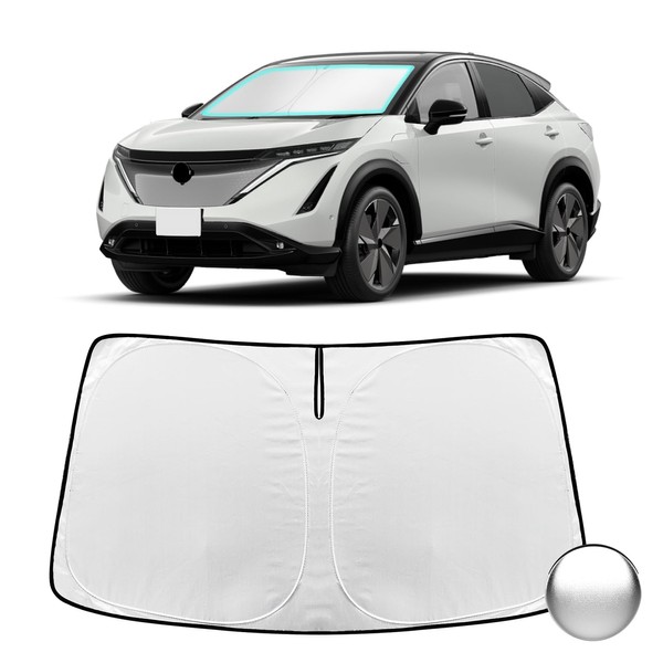 TatMakLoong Windshield Sunshade for Ni-ssan Ariya EV 2023-2025 Custom Fit