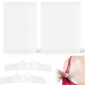 360pcs Double Sided Tape for Clothes, Clothing Tape to Keep Clothes in Place, Strong Adhesive Body Tape for Women (0.47in+0.7in)