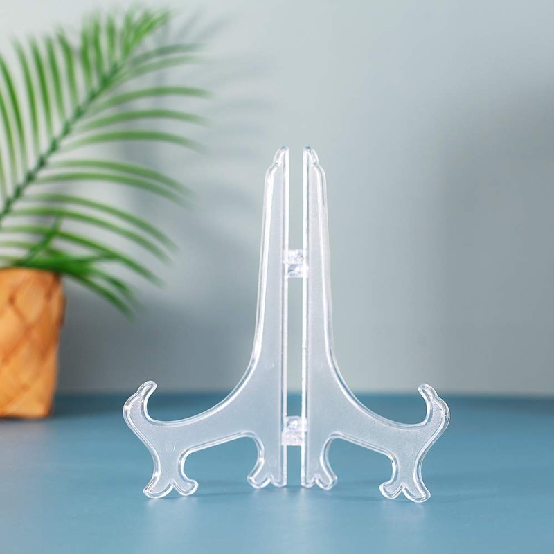 Plastic Plate Stand, Plate Stand, Photo Stand, Book Stand, Transparent,