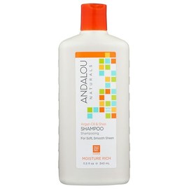 Andalou Naturals Argan Oil & Shea Moisture Rich Shampoo, 11.5 Ounce