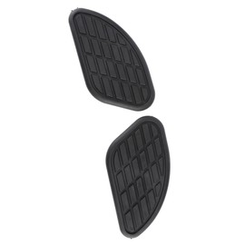 Fuel Protector, Pair Of Motorcycle Fuel Traction Pad Protector Vintage Universal Knee Grip Decals, Motorcycle Pad (Black)