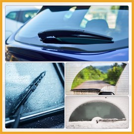 Partuto 12" 12" Rear Windshield Wiper Blade for Hyundai I30 CW - 2 Pcs Black Replacement