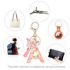 OKAICEN Fashion Alphabet Initial Letter Keychain Tassel Butterfly Pendant Key