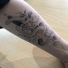 2 x Temporary Snake Sword and Roses Tattoo Fake Tattoos