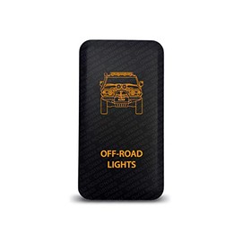 CH4X4 Push Switch for Toyota FJ Cruiser - Off-Road Lights Symbol - Amber LED