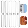 10 piezas, protectores de pared, tope de puerta, parachoques para