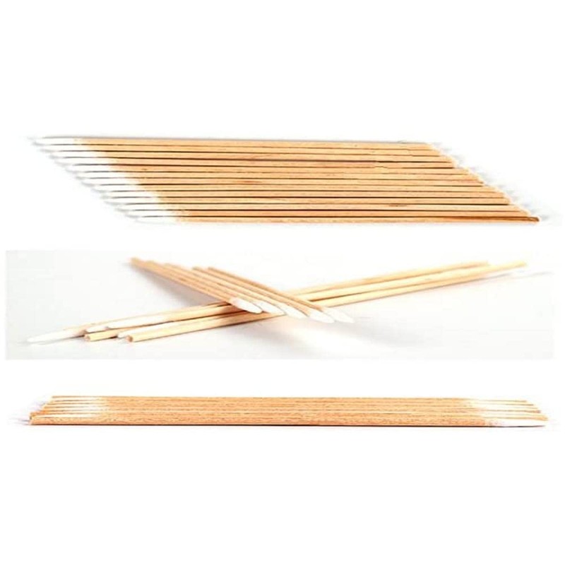 Bastoncillos de algodón 300 pcs microblading desechables para limpieza y