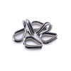 Stainless steel wire rope thimble eyelet marine grade A4 316