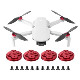 NEWQSING Drone Accessories Pack of 4 Upgrade Aluminium Engine Cover Cap Suitable for Mavic Mini SE/Mavic Mini 2, Dustproof and Waterproof and Scratch Resistant Protective Mounts