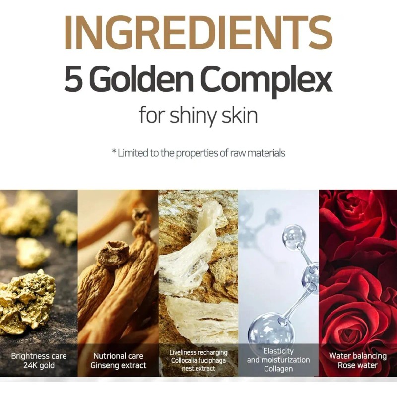 Parches Ojos Petitfée 60 Pzas Oro 24k Ginseng Hidratación