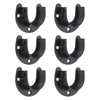 sourcing map Stainless Steel Closet Rod Bracket, 1-1/2 Inch Dia