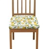 Pzuqiu Lemons Square Chair Cushion Cover for Dining Office Wear