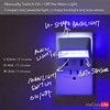 Dimmable Blue Night Lights, Dual Light, Adjustable LED Night Light