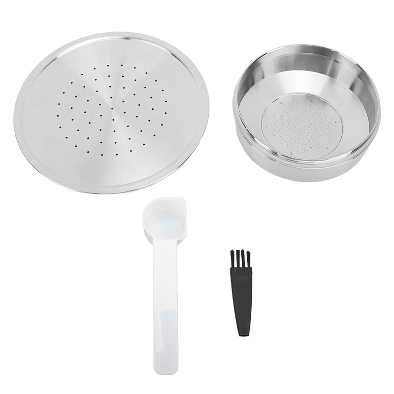 Reusable Coffee Pods Stainless Steel Refillable Capsule Fine Mesh Detachable