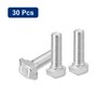 QUARKZMAN Pack of 30 T-slot bolts, M5 x 16 mm