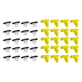 Create idea Pack of 40 Car Wheel Arch Trim Clips Plastic Bracket Fixings Clips 76847JG00A 76882JG10A