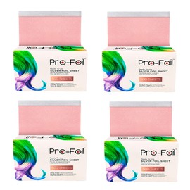 Just Home Pink Hair Highlighting Pop Up Foils 2000 Sheets, Pre – Cut for Bleaching, Coloring, Lightening, Styling, In-Built Dispenser for Professionals, Salons, Personal Use