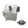 HCHCSPEED Universal 3.2L Aluminum Coolant Expansion Overflow Reservoir Tank Water