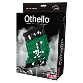 IDEAL | Othello On the Move travel game: A minute to learn… a lifetime to master! | Family Strategy Game | For 2 Players | Ages 7+