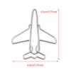10pcs Cute Airplane Shape Paper Clips Card File Clips Clamps