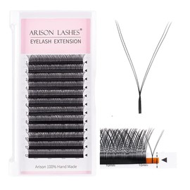 YY Eyelash Extension Lashes C Curl 0.07mm, 10mm Faux Mink Cluster Lash Extensions Soft Y Lashes Extensions Premade (8MM, 0.07-C)