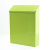 Simple Stylish Cute Mailbox, Green, Mailbox, Height 11.4 x Width