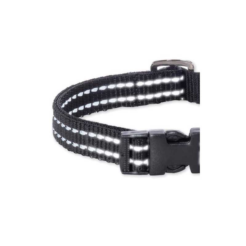 Pet Passion Adjustable Reflective Dog Pet Collar for Small, Medium