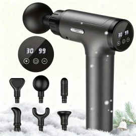 Olsky Christmas Gift 30 Speed Massage Gun Percussion Massager Muscle Vibrating Relax