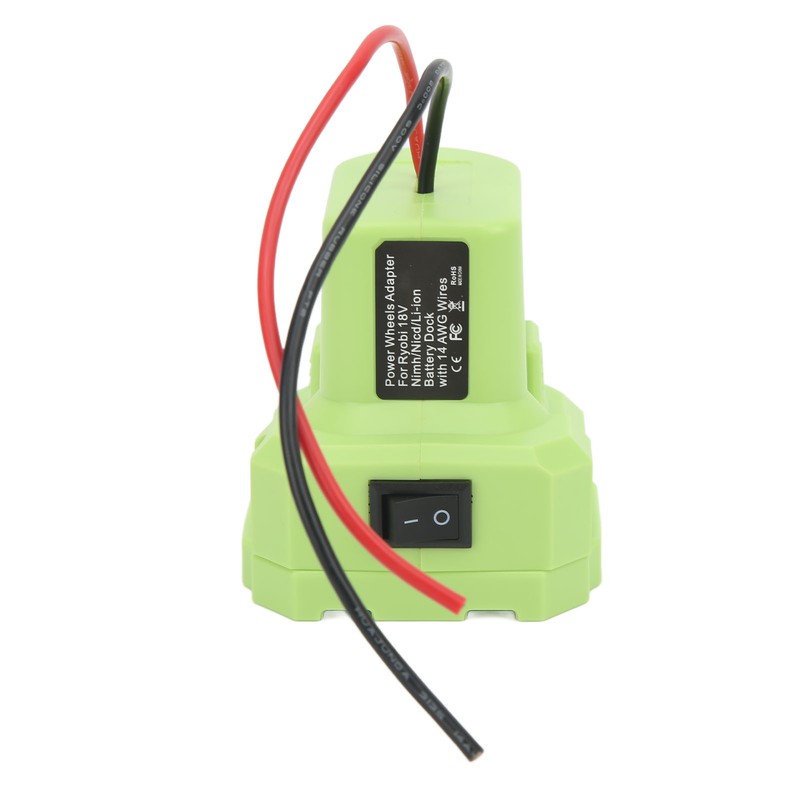 Battery Adapter Converter Dock Power Connector 14AWG with Switch for
